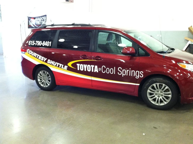 Vehicle Window Decals, Graphics & Lettering | Auto Dealership Signs